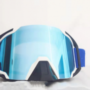 正东滑雪镜球面双层防雾增晰TPU全框透气抗冲击运动护目镜