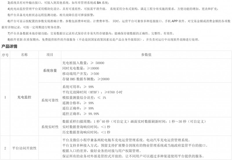 充电桩运营管理平台 数据采集 故障报警 统计查询 远程控制 接入各种充电设备-2