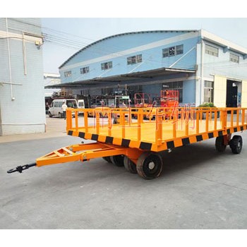 15吨护栏型牵引工具平板拖车