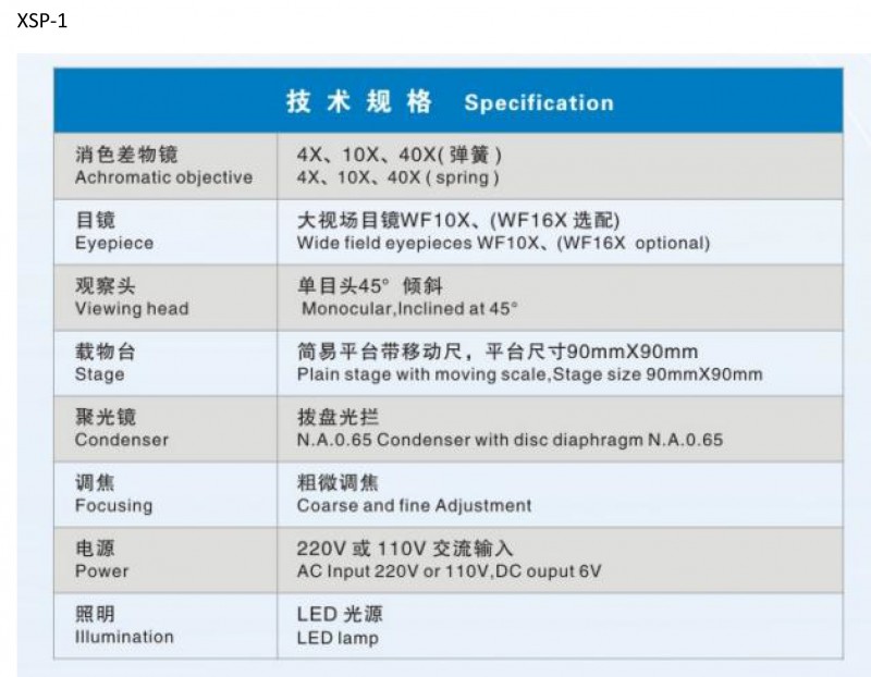 上海月圆光学显微镜XSP-1多用途生物显微镜 细胞观察 组织学研究 微生物学研究显微镜-1