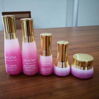 玻璃空瓶喷漆厂家 化妆品瓶加工厂