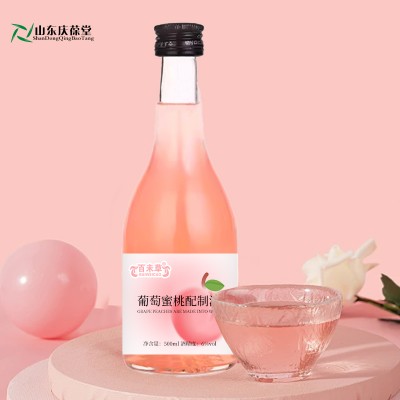 葡萄蜜桃配制酒花果酒贴牌代工159O5373071
