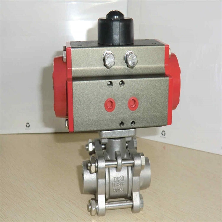 气动三片式球阀..6.