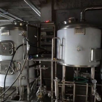 通化2000升原浆啤酒设备 精酿啤酒糖化设备自动化酿酒设备