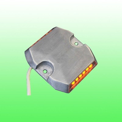 铸铝黄闪诱导标 隧道有缘道钉灯led警示灯报价