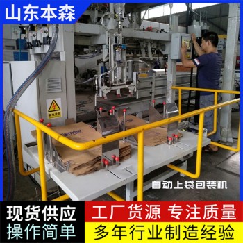 碳酸锶智能包装缝包码垛一体化流水线