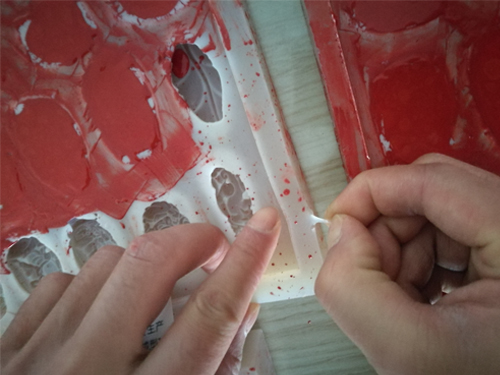 成功案例朱砂工艺品模具硅胶