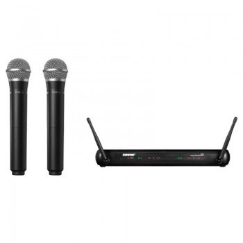 Shure 舒尔 SVX288/PG28 手持一拖二无线话筒