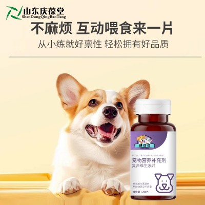 宠物营养补充剂复合维生素片oem生产地