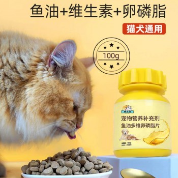 鱼油多维卵磷脂片宠物营养补充剂代加工生产山东麒恒宠物