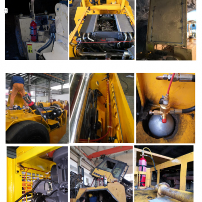 矿山工程机械发动机舱全淹没灭火方案：全方位覆盖，防止复燃