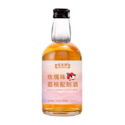 玫瑰味荔枝配制酒生产OEM