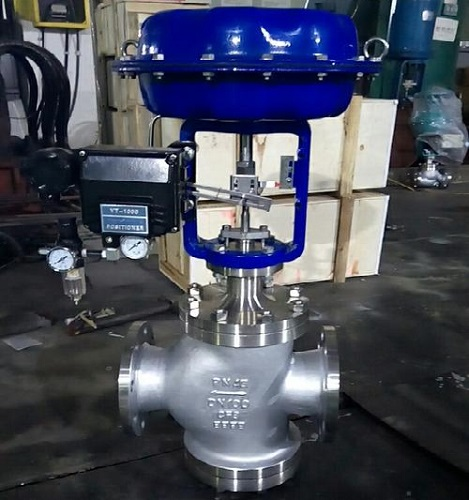 电动三通调节阀9