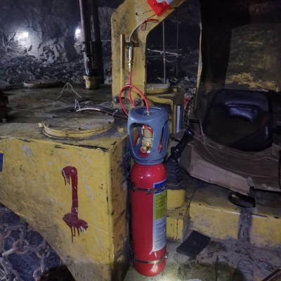 探测、灭火全程自动，井下工程车专属灭火系统