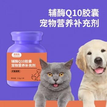 宠物辅酶Q10胶囊代加工OEM宠物营养补充剂生产