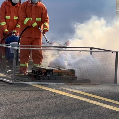 锂电池自动灭火，实时监控，火情出现立即启动处置