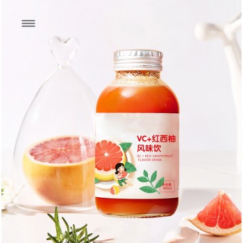VC红西柚风味饮加工 瓶装果蔬汁饮品生产山东素源堂