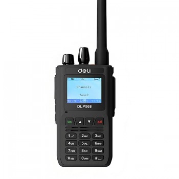 屏显数字模拟防水对讲机得力DLP568
