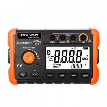 兆欧表 绝缘表 绝缘电阻测试仪VICTOR60B+