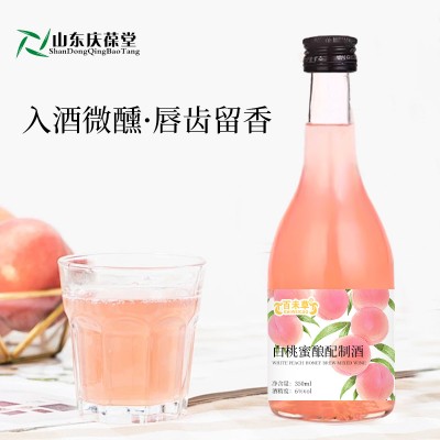 白桃蜜酿配制酒