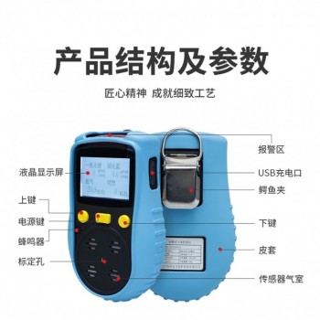 海固便携式四合一气体检测仪HG-FK4-2