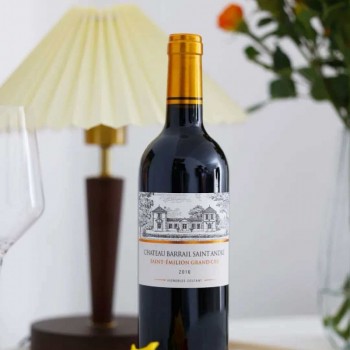 巴瑞圣安德红葡萄酒 法国进口干红葡萄酒