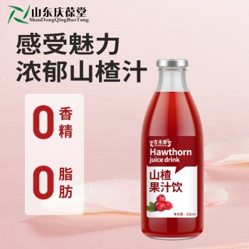山楂果汁饮代加工OEM生产厂家山东