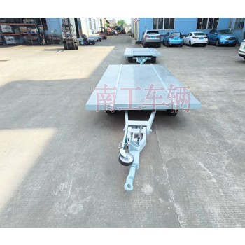 6吨牵引式船舶艏段转运工具平板拖车
