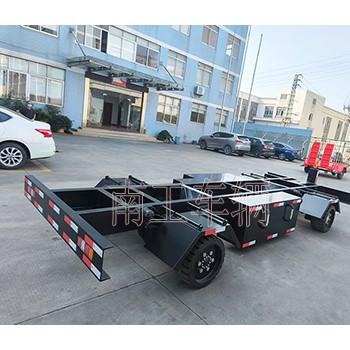 8吨电动平板拖车 自走式工具拖车